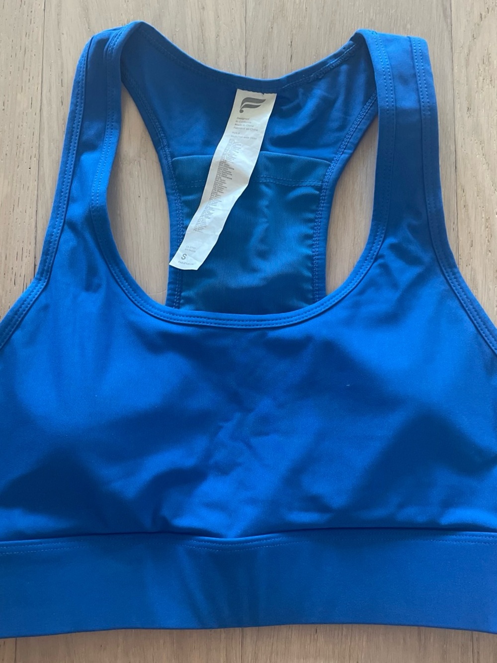 Fabletics Electric Blue Racerback One-Piece Swim Top
